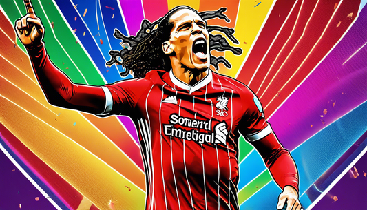 Epic Moments: Van Dijk's Rainbow Flick with Cosmic Beasts!