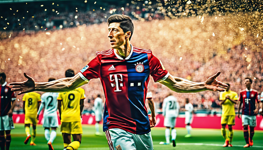 Robert Lewandowski's Spectacular Rainbow Flick! 🌟⚽️