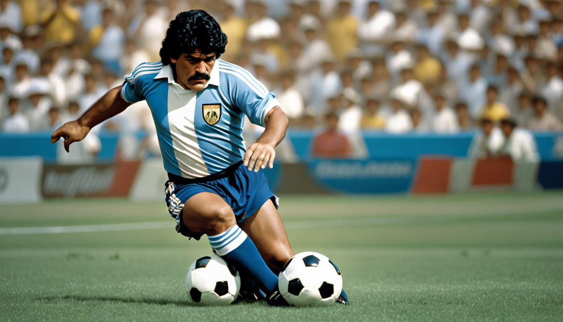 Epic Slide Tackle by Maradona in Ancient Armor! ⚽️💥