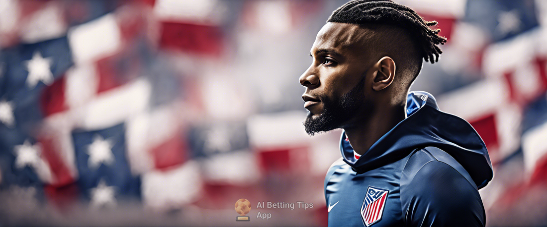 Malik Tillman showcasing his passion for soccer during a USMNT training session.