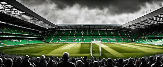 Old Firm derby match between Celtic and Rangers at Celtic Park.