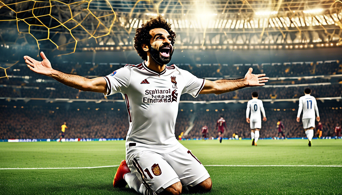 Mohamed Salah's Epic Goal Celebration!