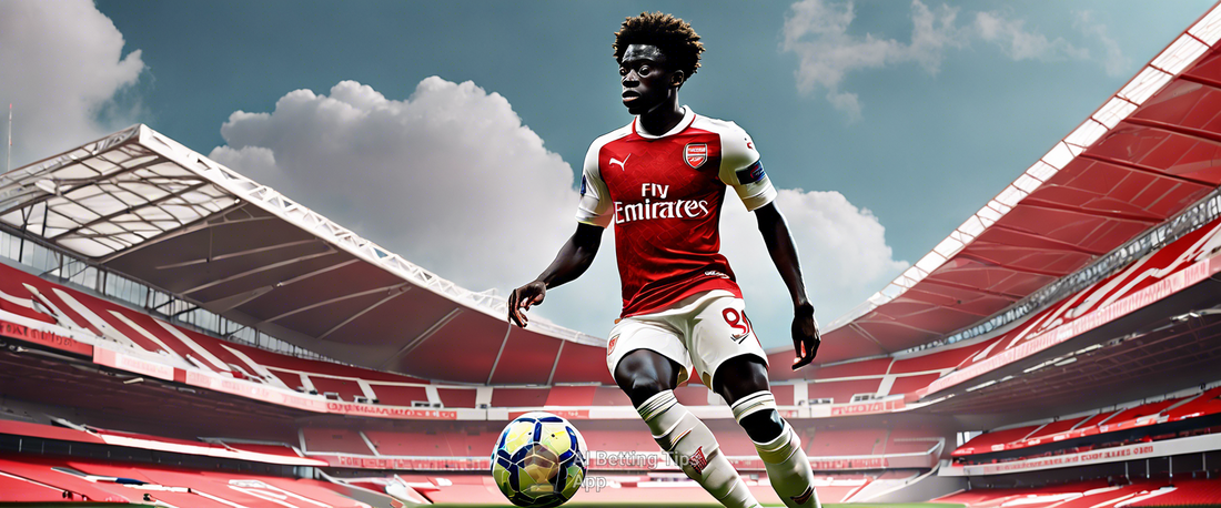 Bukayo Saka entering treatment for hamstring injury.