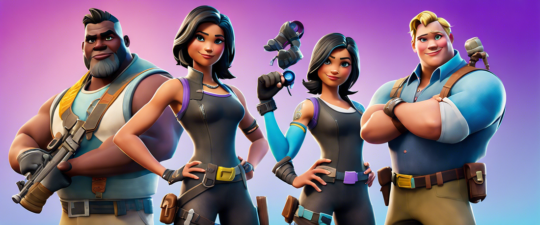 Fortnite Disney characters including Maleficent, Cruella de Vil, and Grogu