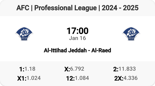 Clash of Titans: Al-Ittihad Jeddah vs Al-Raed!