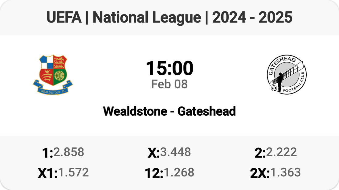 Wealdstone vs Gateshead: National League Showdown!