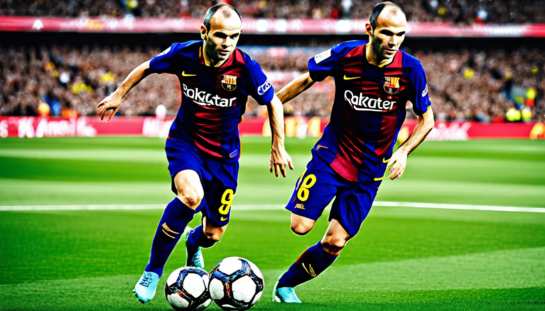 Magic on the Pitch with Iniesta!