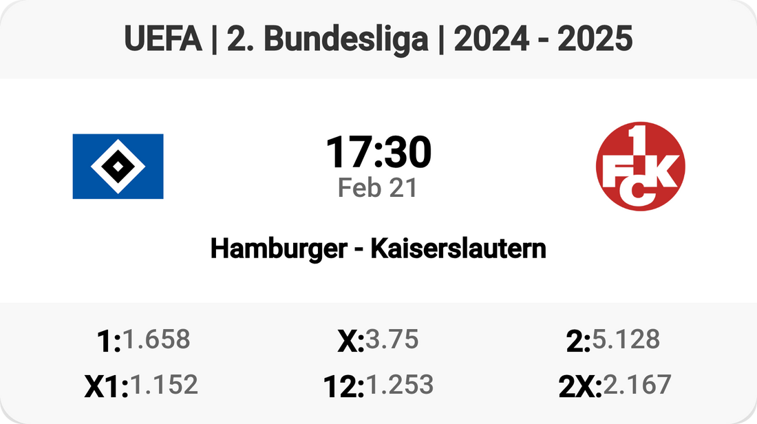 Hamburger vs Kaiserslautern: 2. Bundesliga Showdown! ⚽️