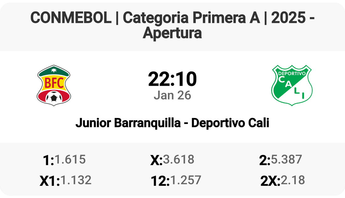 Epic Clash: Junior Barranquilla vs Deportivo Cali!