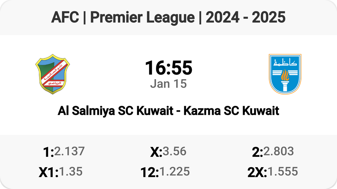 Kuwait Premier League Clash: Al Salmiya SC vs Kazma SC!