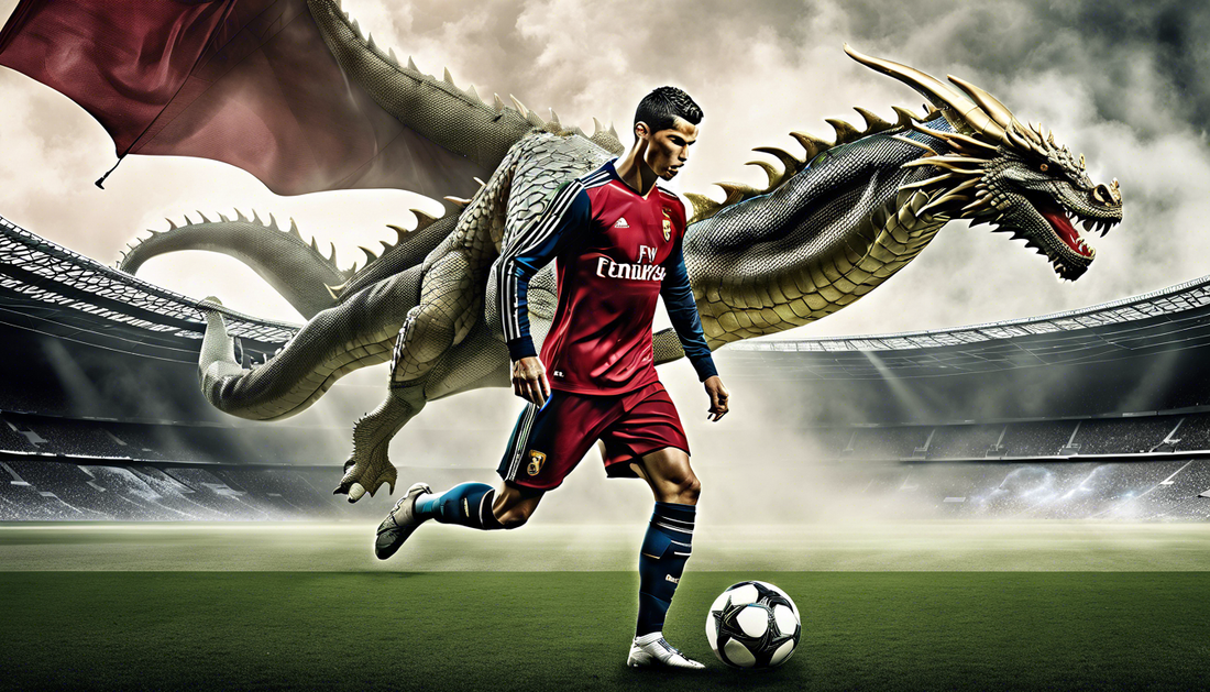 Epic Clash: Ronaldo vs. The Mighty Dragon!