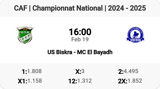 Epic Clash: US Biskra vs MC El Bayadh!