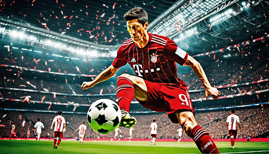 Lewandowski's Cosmic Dribble! 🚀⚽