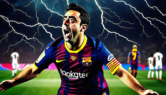 Xavi's Passion ignites the Field! ⚡