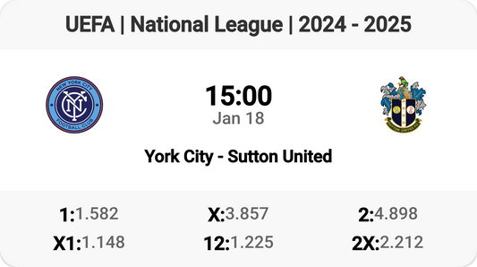 Exciting Matchup: York City vs Sutton United!