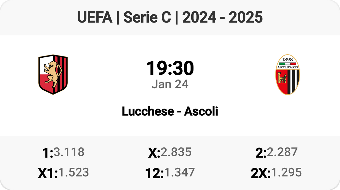 Lucchese vs Ascoli: A Serie C Clash You Can't Miss!