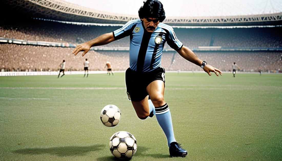 Diego Maradona's Legendary Bicycle Kick!