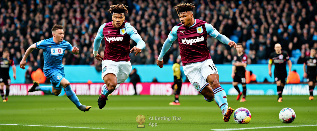 Tyrone Mings holding the ball during Champions League match against Club Brugge.