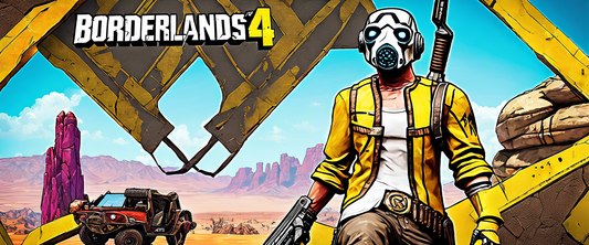 Borderlands 4 logo and teaser trailer image.