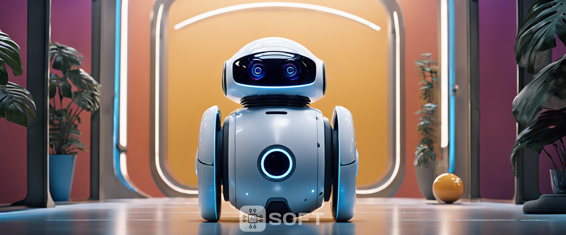 Samsung's rolling robot Ballie showcased at CES 2025.