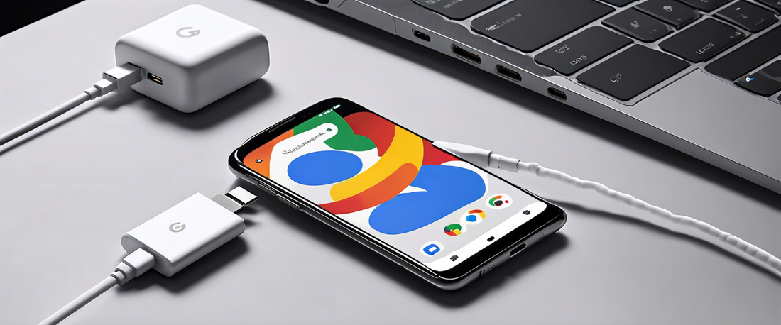 Google's new 45W USB-C charger designed for Pixel 9 and compatible devices.