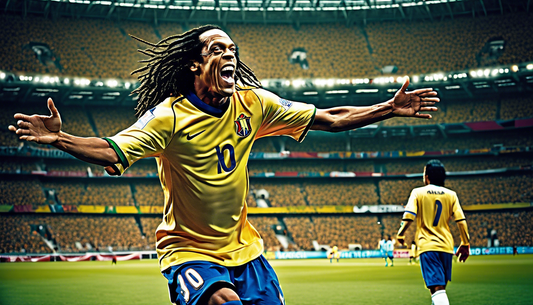 Epic Football Showdown: Ronaldinho's Cosmic Energy!