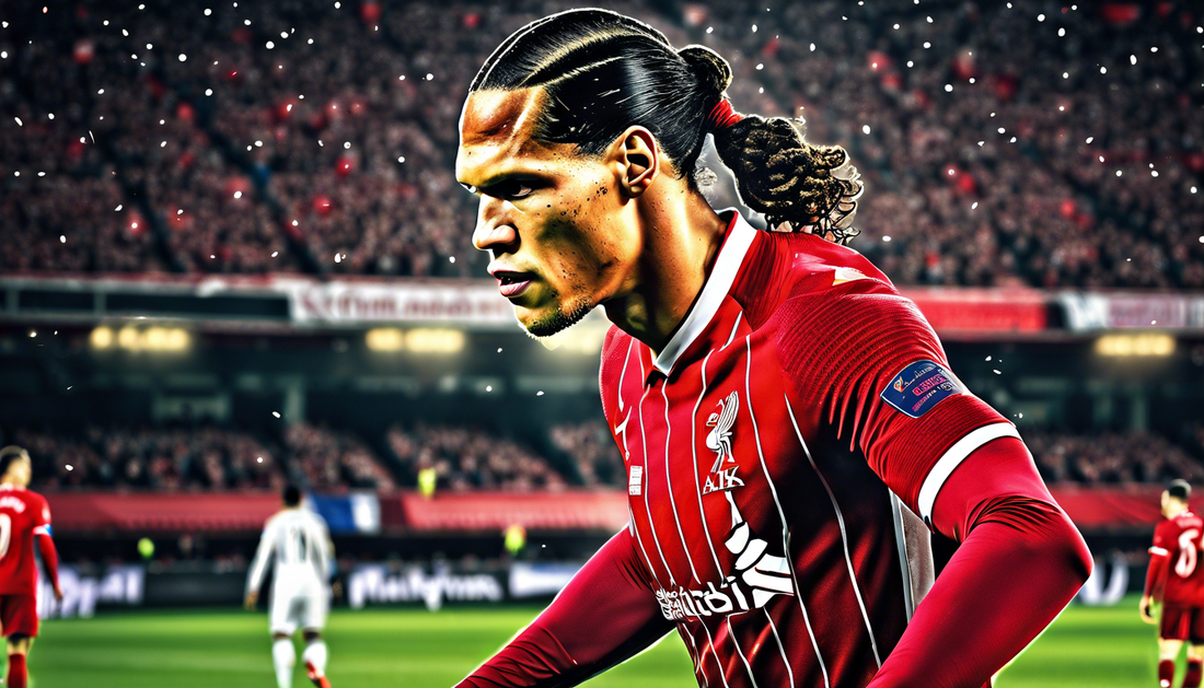 Cosmic Dribble: Van Dijk in Action!