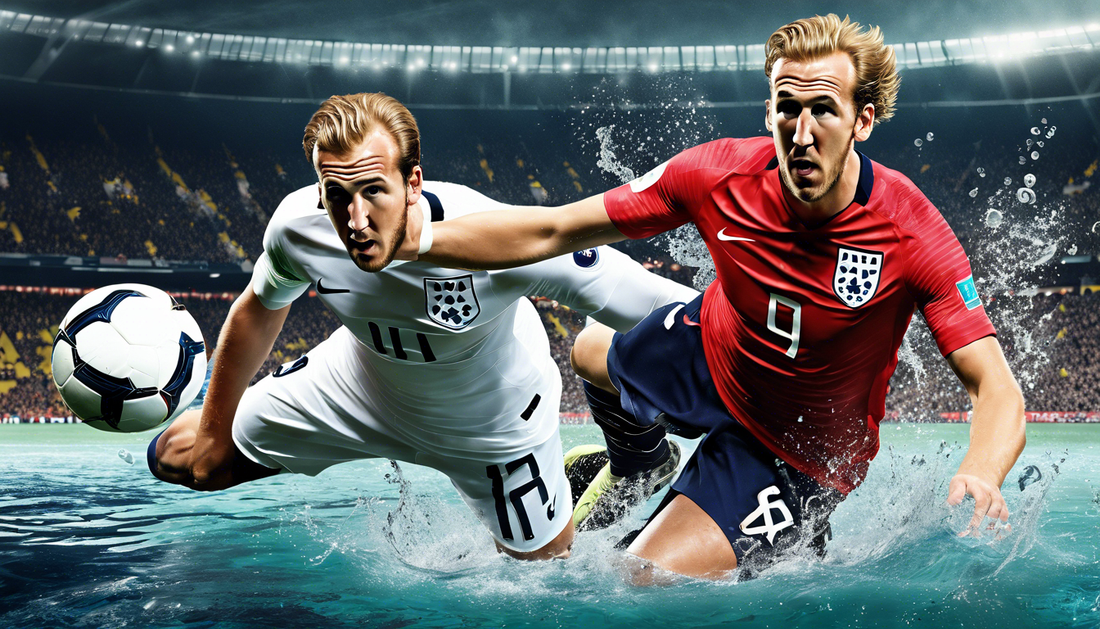 Harry Kane's Epic Underwater Slide Tackle!