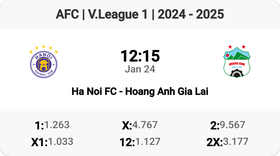 🎉 Ha Noi FC vs Hoang Anh Gia Lai: A Clash to Remember! ⚽