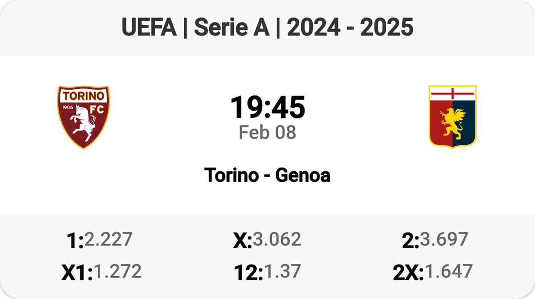 Torino Battles Genoa in Serie A Showdown! ⚽️🔥