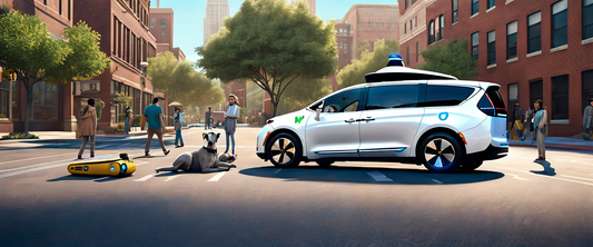 Waymo's sixth-generation robotaxi showcasing its advanced sensor suite design.