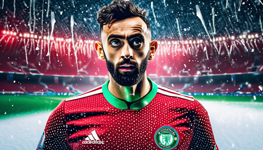 Bruno Fernandes in an Icy Showdown! ❄️⚽️