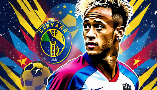 Neymar Jr: A Star in Space! 🌌⚽️