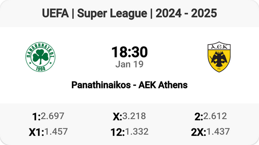 Panathinaikos vs AEK Athens: A Super League Showdown!