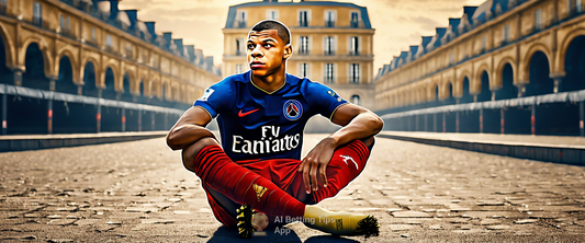 Kylian Mbappe discusses priorities with Didier Deschamps.