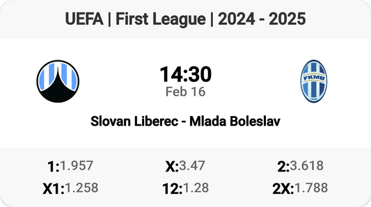 Exciting Clash: Slovan Liberec vs Mlada Boleslav! 🏆