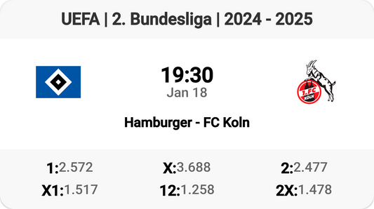 🚨 Match Preview: Hamburger vs FC Koln! ⚽️