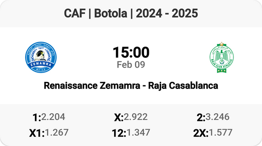 Epic Clash: Renaissance Zemamra vs Raja Casablanca!