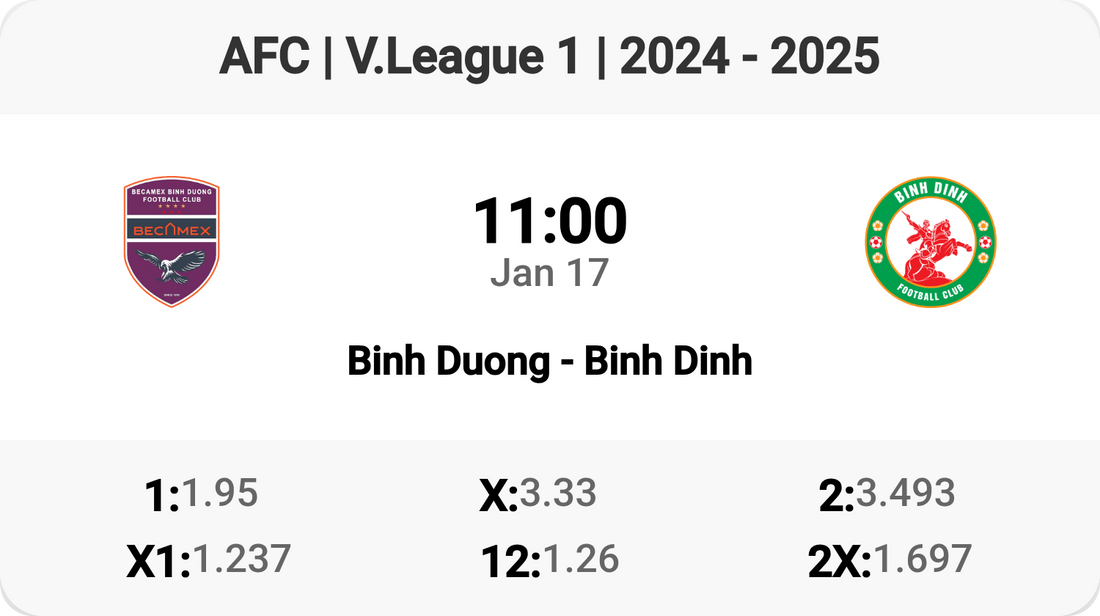 Epic Clash: Binh Duong vs Binh Dinh! ⚽🔥