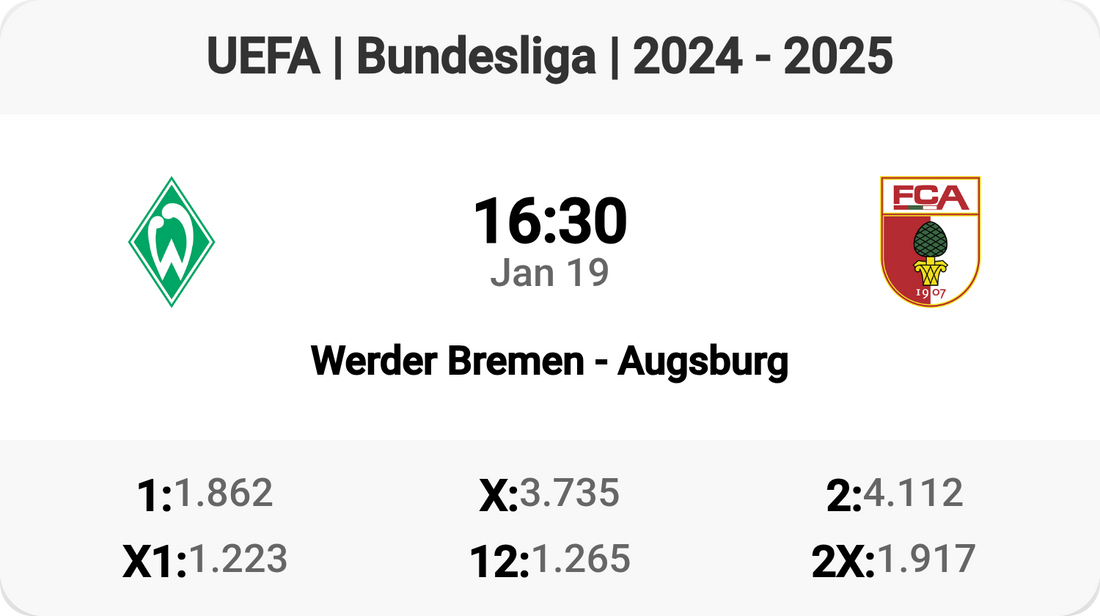 Werder Bremen vs Augsburg: Bundesliga Clash! ⚽️🔥