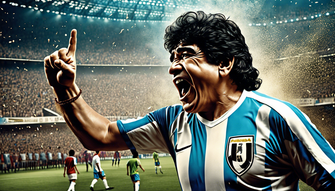 Magical Moment: Maradona Celebrating!