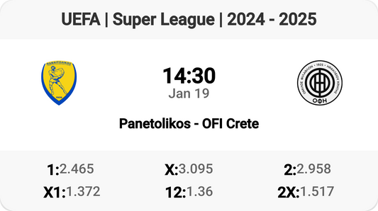 Exciting Clash: Panetolikos vs OFI Crete Tomorrow!