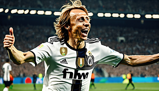 Epic Luka Modric Celebration! 🎉⚽️