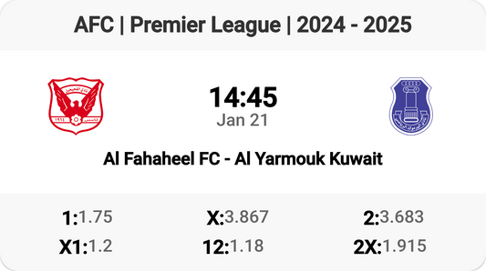 Al Fahaheel vs Al Yarmouk: Premier League Showdown!