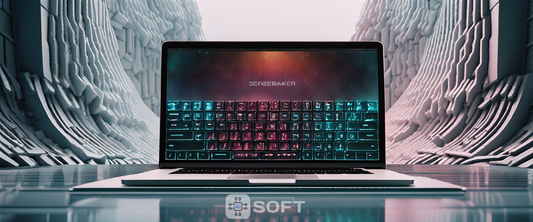 Icebreaker keyboard by Serene Industries, showcasing its elegant aluminum design.