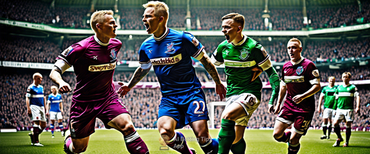 Scottish Women's Premier League teams celebrate their victories during a match.