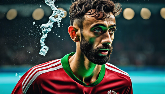 Bruno Fernandes Takes the Plunge! 🌊✨