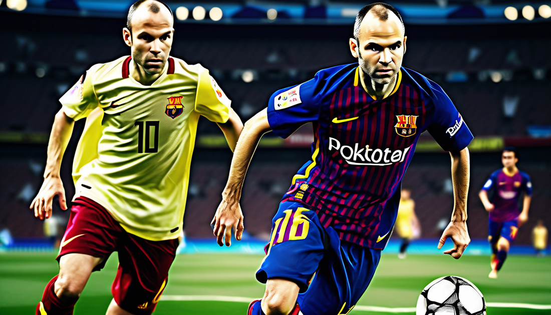 Epic Football Showdown: Iniesta's Futuristic Armor! ⚽✨