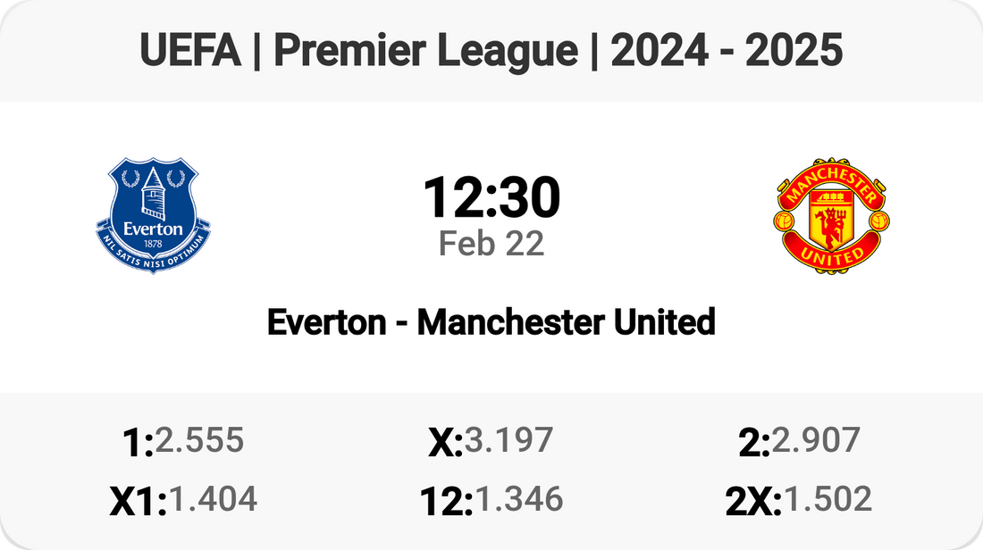 Epic Clash: Everton vs Manchester United! ⚽🔥