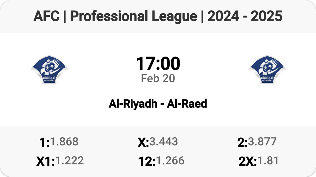 Exciting Clash: Al-Riyadh vs Al-Raed!